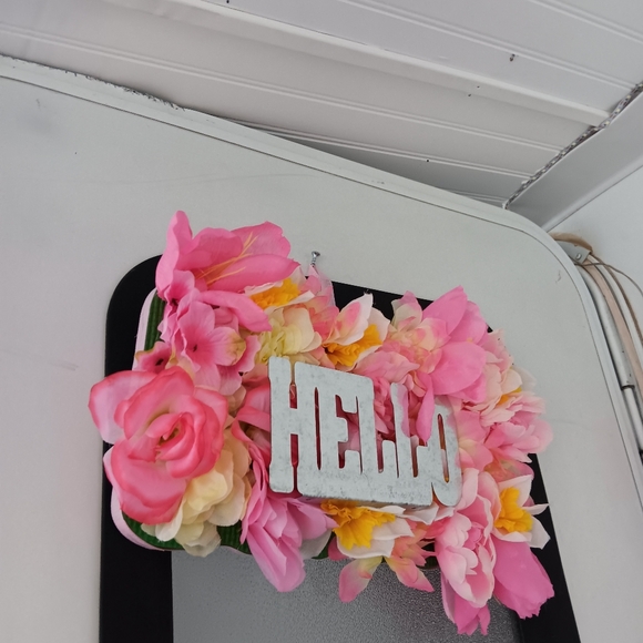 Floral Hello Wall Accent - Picture 2 of 3